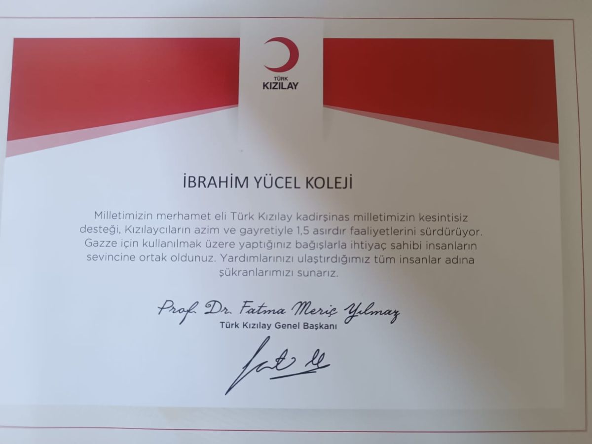 Teşekkürler Kızılay